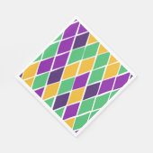 Betrunken Harlequin Serviette (Ecke)