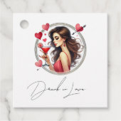 Betrunken im Brautparty der Liebe Geschenkanhänger (Vorderseite)