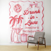 Betrunken im Junggeselinnen-Abschied der Liebe Wandteppich (Beispiel)