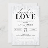 Betrunken in der Liebe Junggeselinnen-Abschied Woc Einladung (Vorderseite)