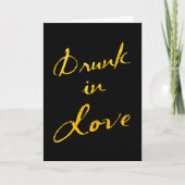 Betrunken in der Liebe Karte (Vorderseite)
