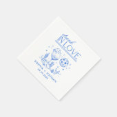 Betrunken in der Liebe Personalisierte Diskothek C Serviette (Ecke)