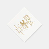 Betrunken in der Liebe Personalisierter Strand Hoc Serviette (Ecke)