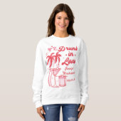 Betrunken in Liebe Bachelorette Bachelorette Sweat Sweatshirt (Vorne ganz)