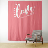 Betrunken in Liebe Bachelorette Empfang Wandteppich (Beispiel)