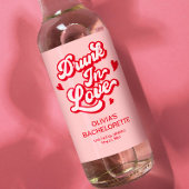 Betrunken in Liebe Bachelorette Mini Champagne Weinetikett