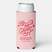 Betrunken in Liebe Bachelorette Selters Dosenkühler (Seltzer Vorderseite)