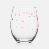 Betrunken in Liebe Bachelorette Theme Custom Cockt Weinglas Ohne Stiel (Vorderseite)