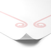 Betrunken in Liebe Brautparty Willkommen Poster (Ecke)