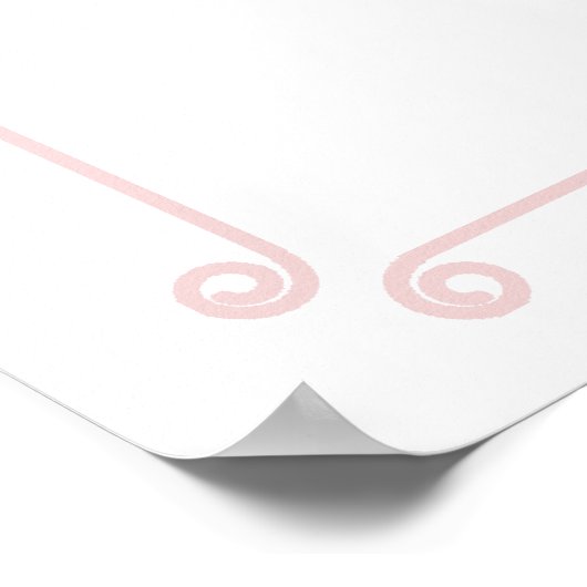 Betrunken in Liebe Brautparty Willkommen Poster (Ecke)