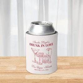 Betrunken in Liebe Cocktails Bachelorette Wochenen Dosenkühler