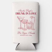 Betrunken in Liebe Cocktails Bachelorette Wochenen Selters Dosenkühler (Vorderseite)