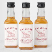 Betrunken in Liebe Cocktails Bacheloretto Alkoholflaschenetikett (Flaschen)