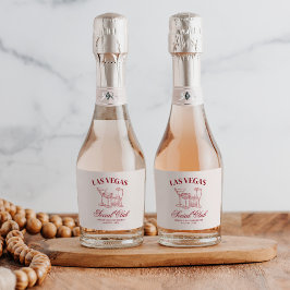 Betrunken in Liebe Cocktails Bacheloretto Schaumweinetikett