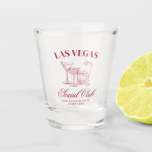 Betrunken in Liebe Cocktails Bacheloretto Schnapsglas (Vorderseite)