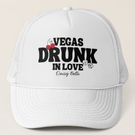 Betrunken in Liebe Vegas Bachelorette Truckerkappe