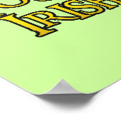 Betrunken Leprechaun Poster (Ecke)