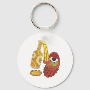Betrunken Mango Keyring Schlüsselanhänger