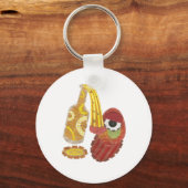 Betrunken Mango Keyring Schlüsselanhänger (Vorderseite)