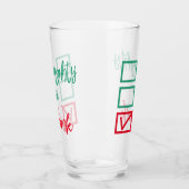 Betrunken, nicht unschön oder schön | Funny Christ Glas (Links)