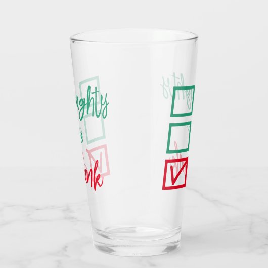 Betrunken, nicht unschön oder schön | Funny Christ Glas (Rechts)