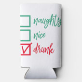 Betrunken, nicht unschön oder schön | Funny Christ Selters Dosenkühler (Rückseite)