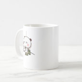 Betrunken Panda Kaffeetasse (Vorderseite Links)