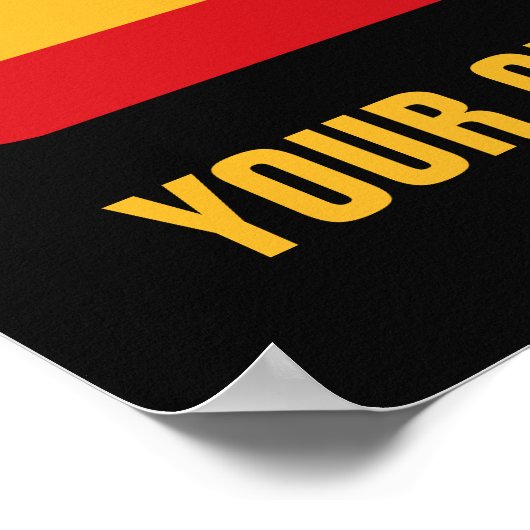 Betrunken-Warnschild-Sonderposter Poster (Ecke)