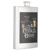 Betrunken werden und in den Himmel fahren (Irish D Flachmann (Rechts)