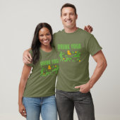 Betrunken Yoga Happy St Patricks Day Irish Funny D T-Shirt (Unisex)
