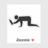 Betrunkene Aufkleber (Blatt)