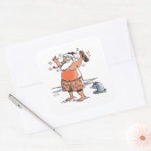 Betrunkene Aufkleber für den Santa (Umschlag)