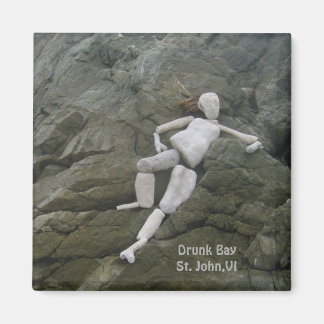 Betrunkene Bucht am Salt Pond, St.John, Jungfrau Magnet