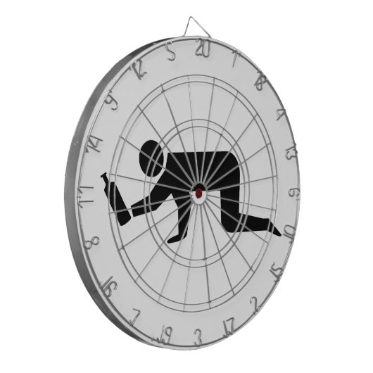 Betrunkene Dartscheibe (Vorderseite Links)