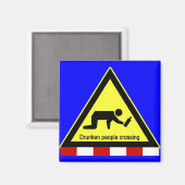 Betrunkene, die ⚠ thailändisches ⚠ überqueren magnet (Vorderseite/Rückseite)