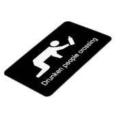 Betrunkene, die ⚠ thailändisches ⚠ überqueren magnet (Linke Seite)