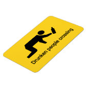 Betrunkene, die ⚠ thailändisches ⚠ überqueren magnet (Linke Seite)