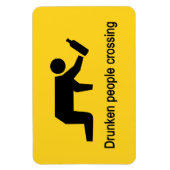 Betrunkene, die ⚠ thailändisches ⚠ überqueren magnet (Vertikal)