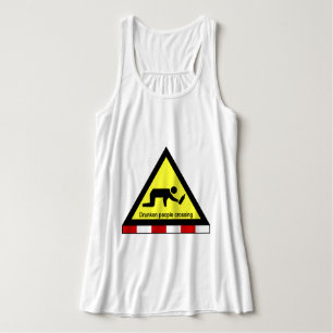 Betrunkene, die ⚠ thailändisches ⚠ überqueren tank top