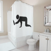 Betrunkene Duschvorhang (Beispiel)