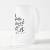 Betrunkene Ehefrauen wichtig Mattglas Bierglas (VorderseiteRechts)