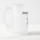 Betrunkene Ehefrauen wichtig Mattglas Bierglas (Links)