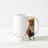 BETRUNKENE EULE KAFFEETASSE (VorderseiteRechts)