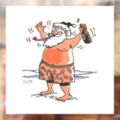 Betrunkene Fensterverkleidung Fensteraufkleber (Blatt 2)