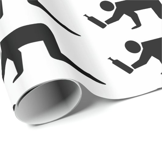 Betrunkene Geschenkpapier (Rolleneckpunkt)