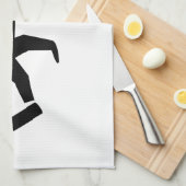 Betrunkene Geschirrtuch (Viertel Falte)