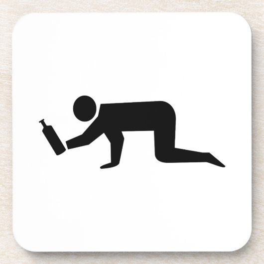 Betrunkene Getränkeuntersetzer (Vorderseite)