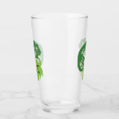 Betrunkene Grüne Chameleon Lizard hangout Glas (Links)