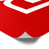 Betrunkene "Kee Mao" in Lao / laotisch-sprachige " Poster (Ecke)