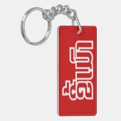 Betrunkene "Kee Mao" in Lao / laotisch-sprachige " Schlüsselanhänger (Vorderseite links)